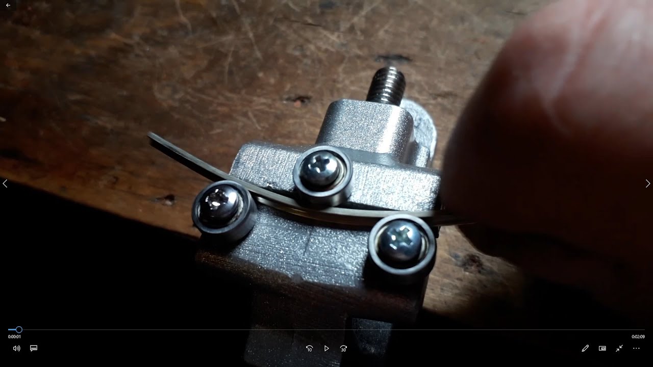 How to make the cheapest but most accurate H0 gauge rail bender.Transform 358 mm radius to 85! mm