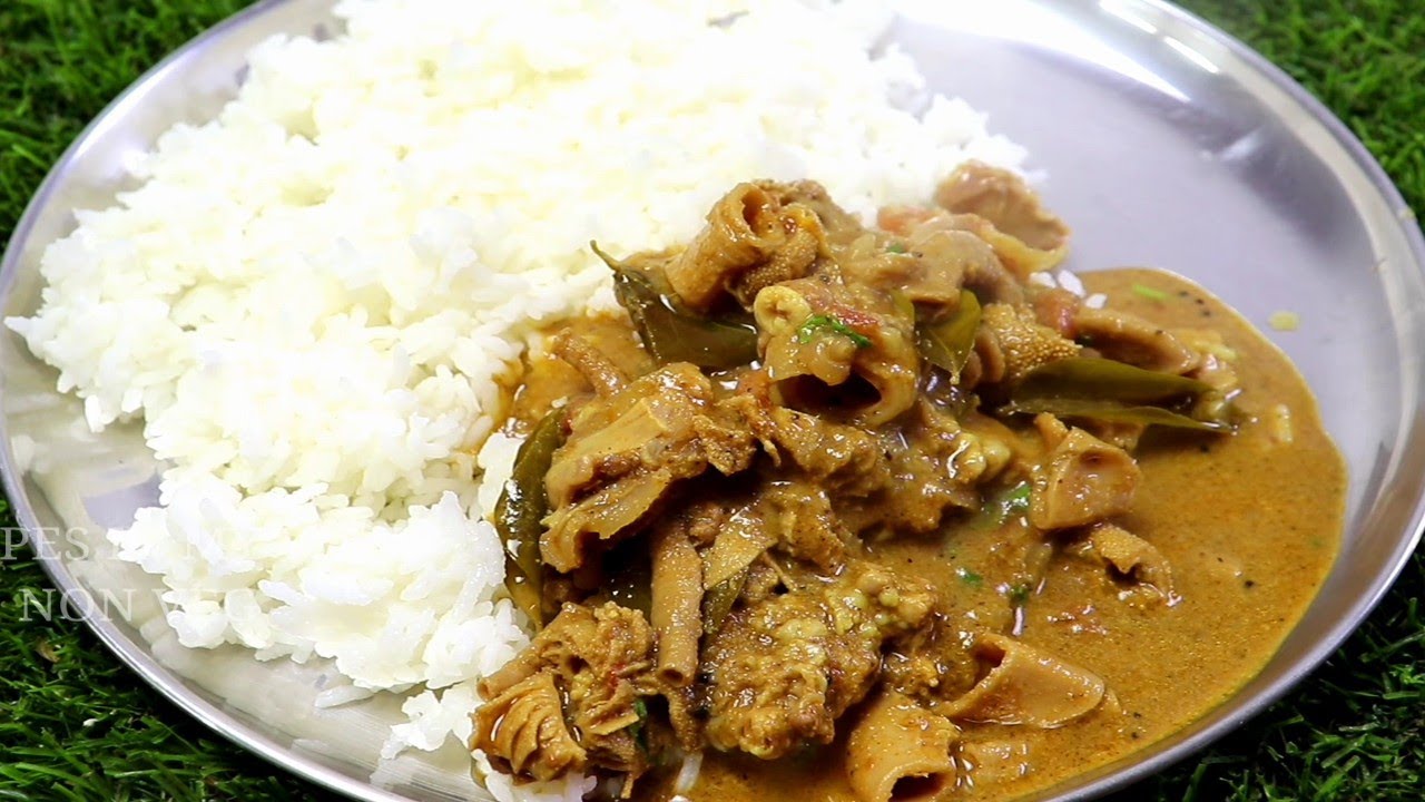 குடல் குழம்பு - ஆட்டு குடல் குழம்பு - KUDAL KULAMBU - BOTI CURRY - BOTI GRAVY - KUDAL CURRY - குடல்