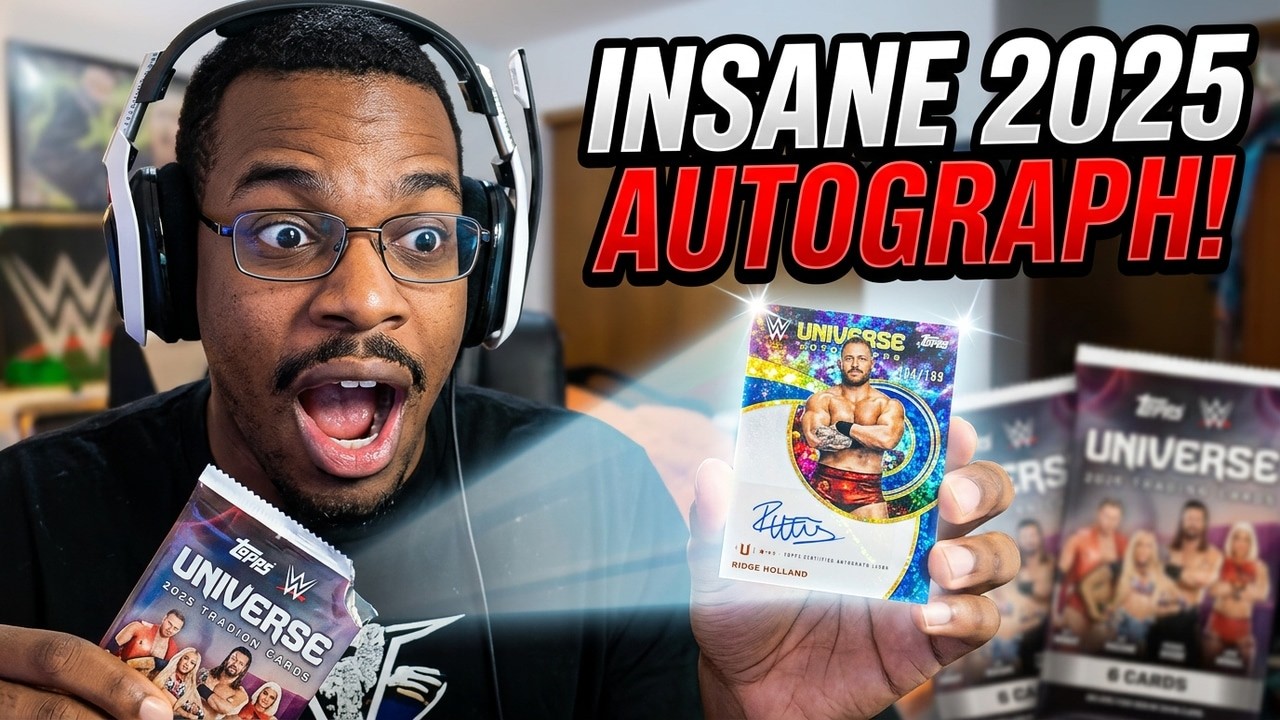 I Opened WWE Trading Cards For The First Time! | 2025 WWE Topps Universe Card Opening