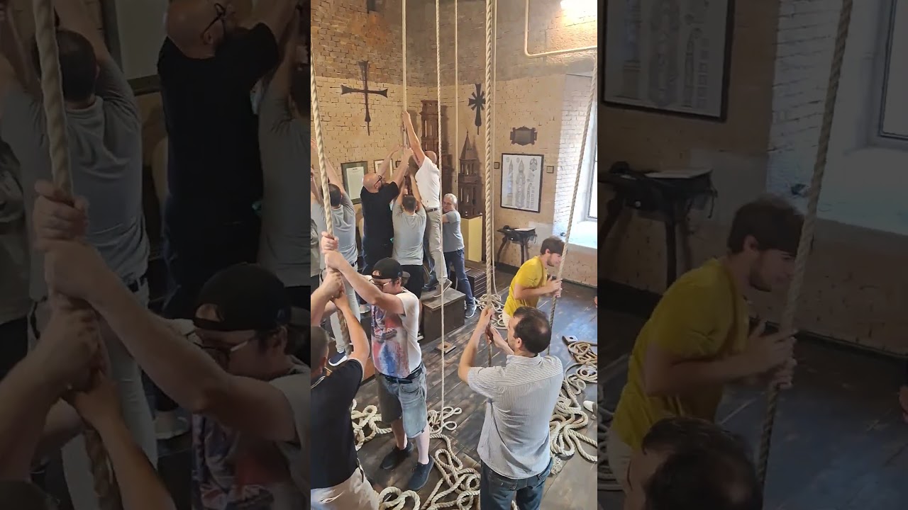 The #bellringers of #verona #cathedral pt. 1, #campane #bells #glocken #bellringing #shorts