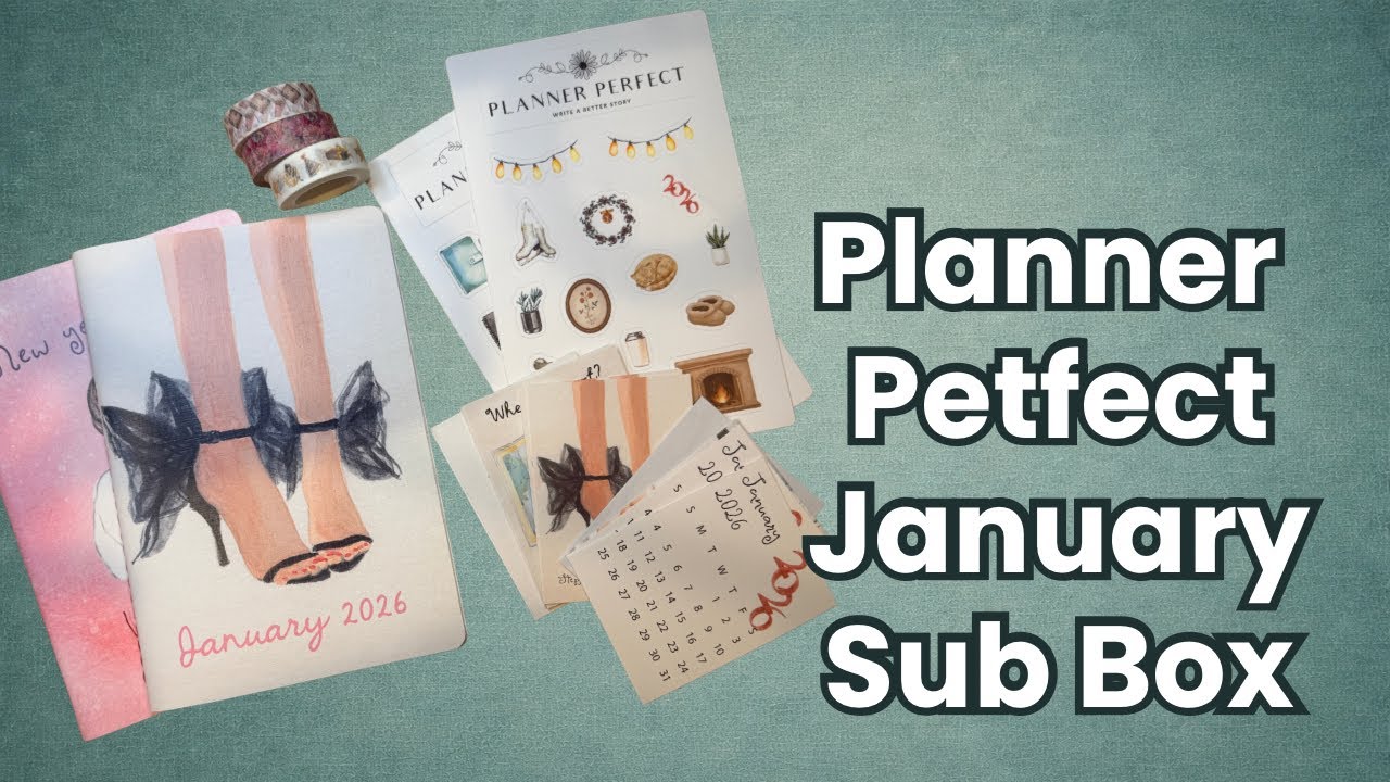 Planner Perfect January 2025 Sub Box