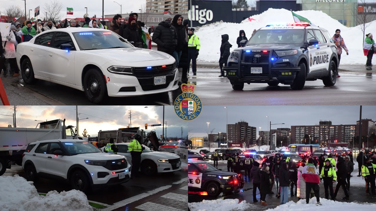 (PSU) York Regional Police Protest Presence + Responding to Altercation (1/17/2026)