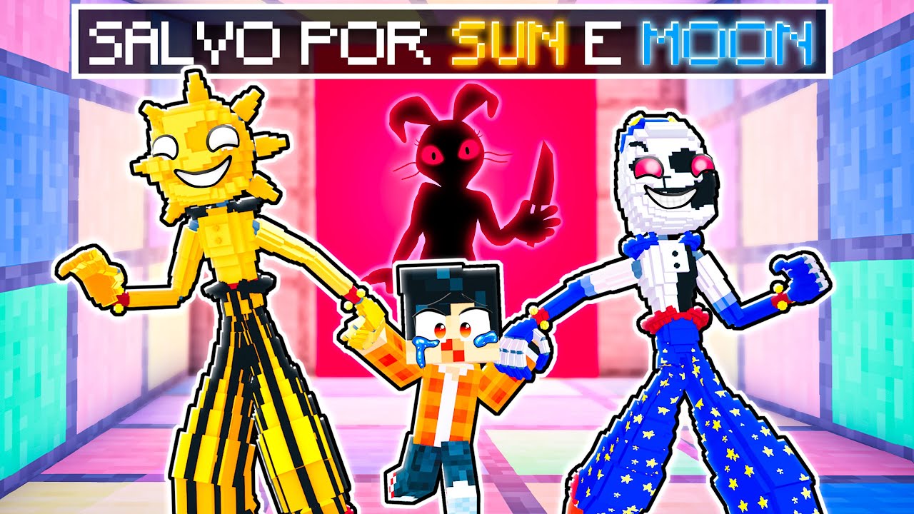 FUI ADOTADO PELO SUNNYDROP E MOONDROP NO MINECRAFT!