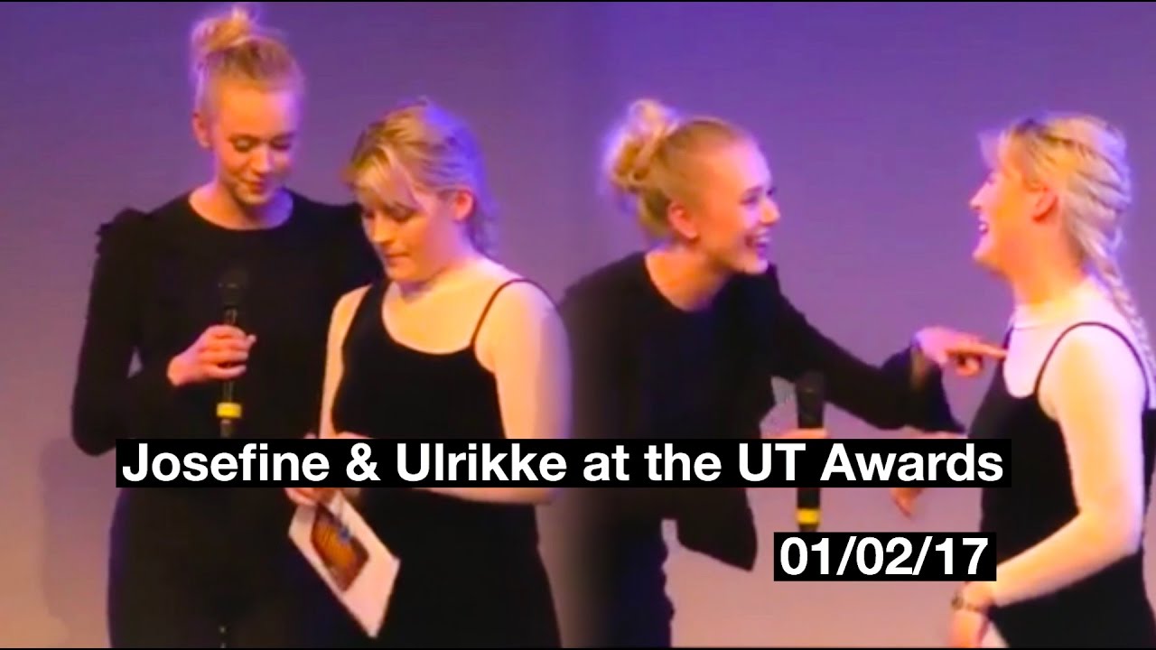 Josefine and Ulrikke at the UT Awards (01/02/17)