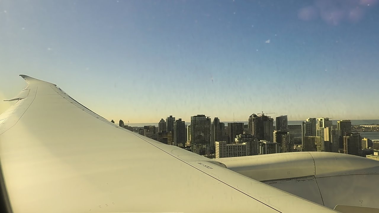 [4K] JAL 787-8 Landing at SAN | Beautiful Approach & Touchdown