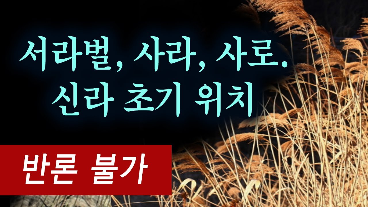 반론불가) 신라 초기국명. 서라벌,사라,사로국 위치 #책보고 최초해석