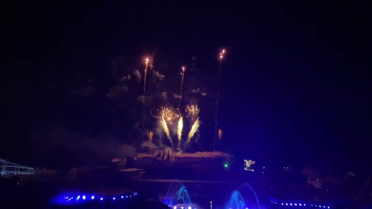 Fireworks display in Japan 