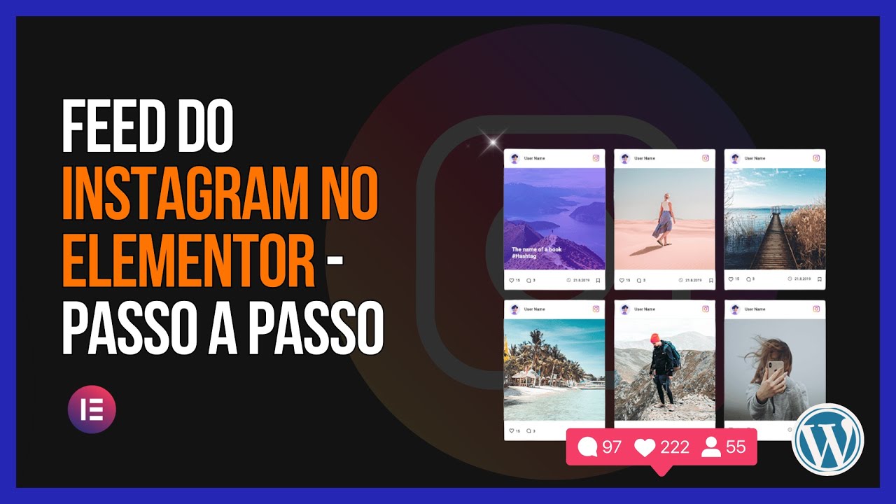 Atualizado: Como Adicionar Feed do Instagram no Elementor | Tutorial Fácil no WordPress