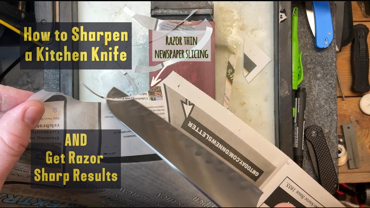 How to Sharpen a Kitchen Knife on Venev Diamond Resin Stones