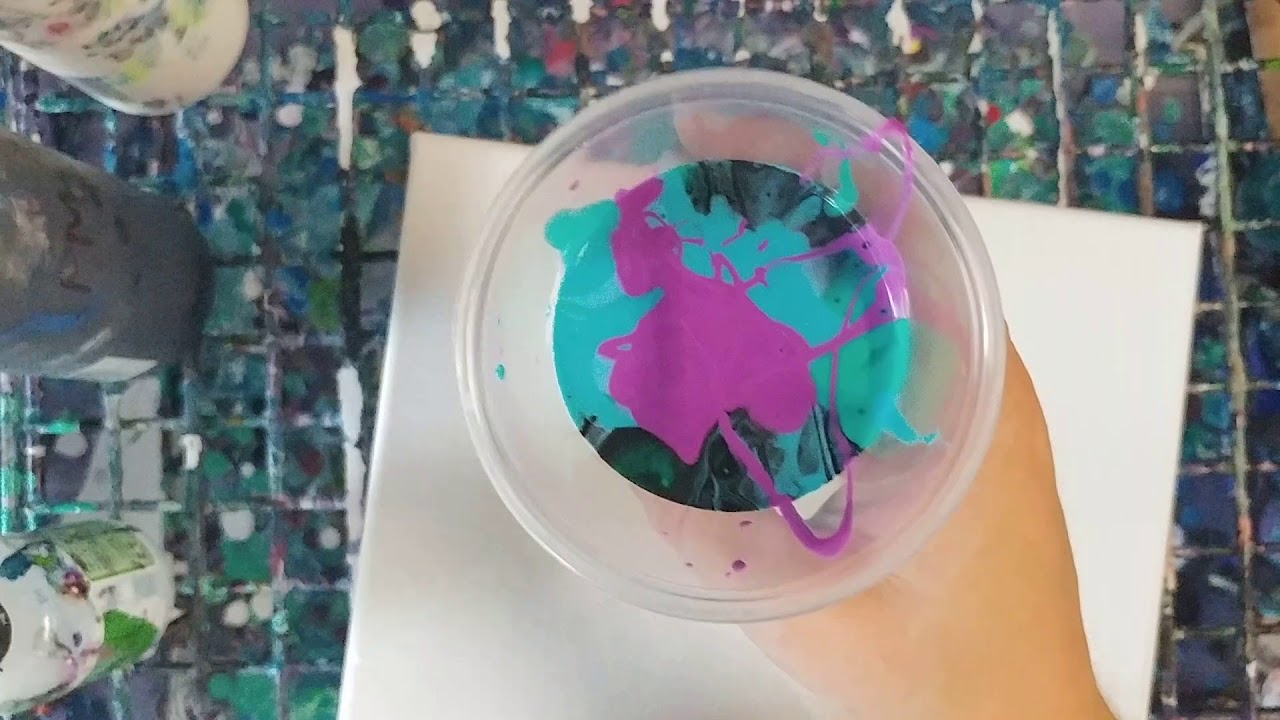 Pour with Acrylic Ink