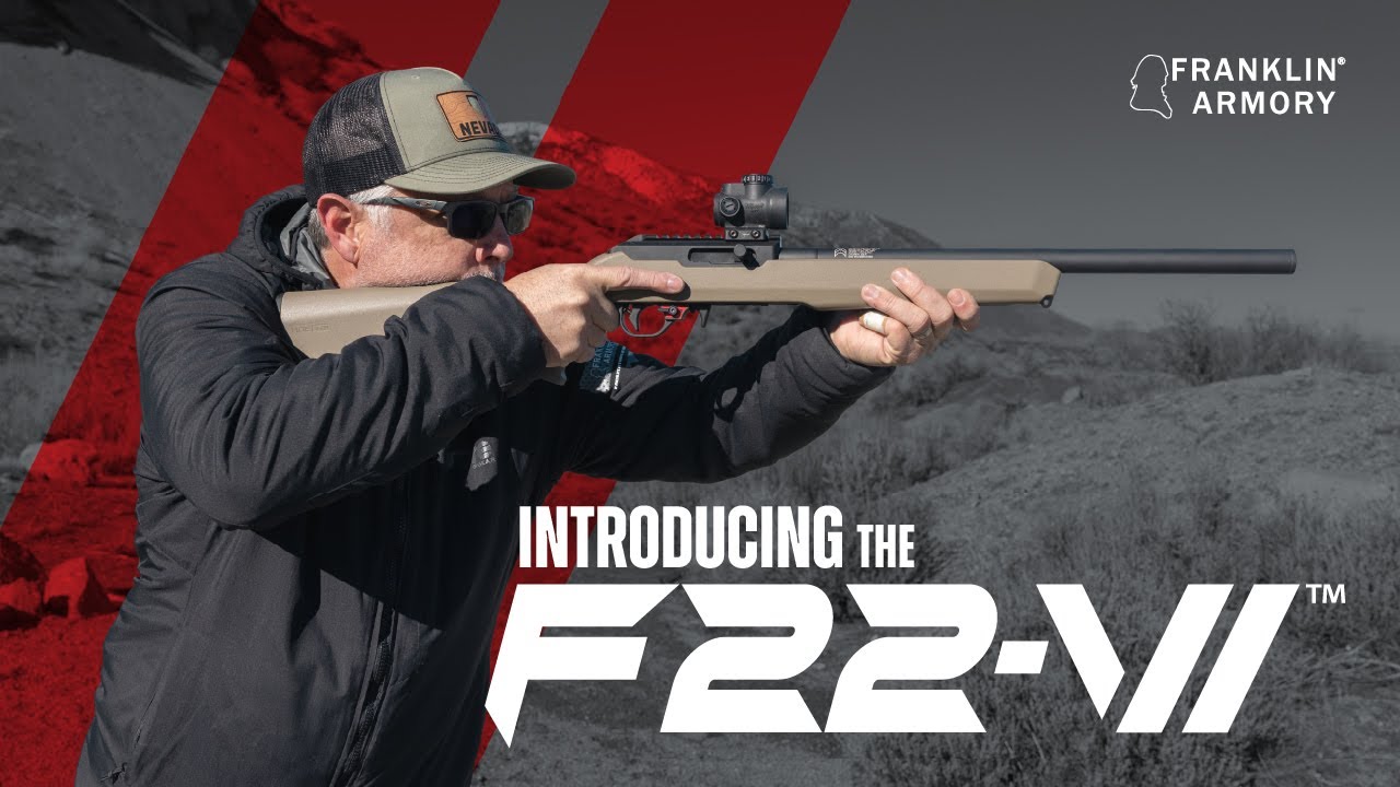 The New Integrally Suppressed F22-V:  The Fastest, Funnest...and Quietest semiautomatic .22LR