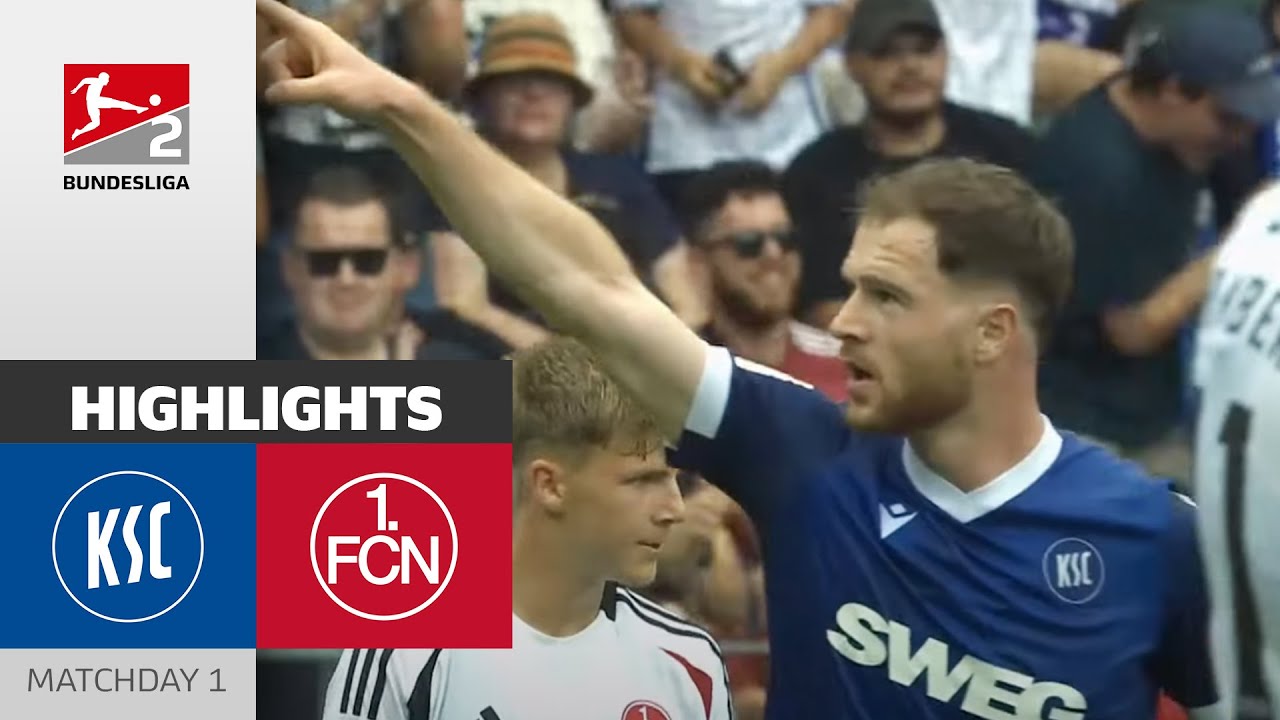 Hattrick-Hero Turns Game Around! | Karlsruhe - 1. FC N&uuml;rnberg 3-2 | Highlights | Bundesliga 2