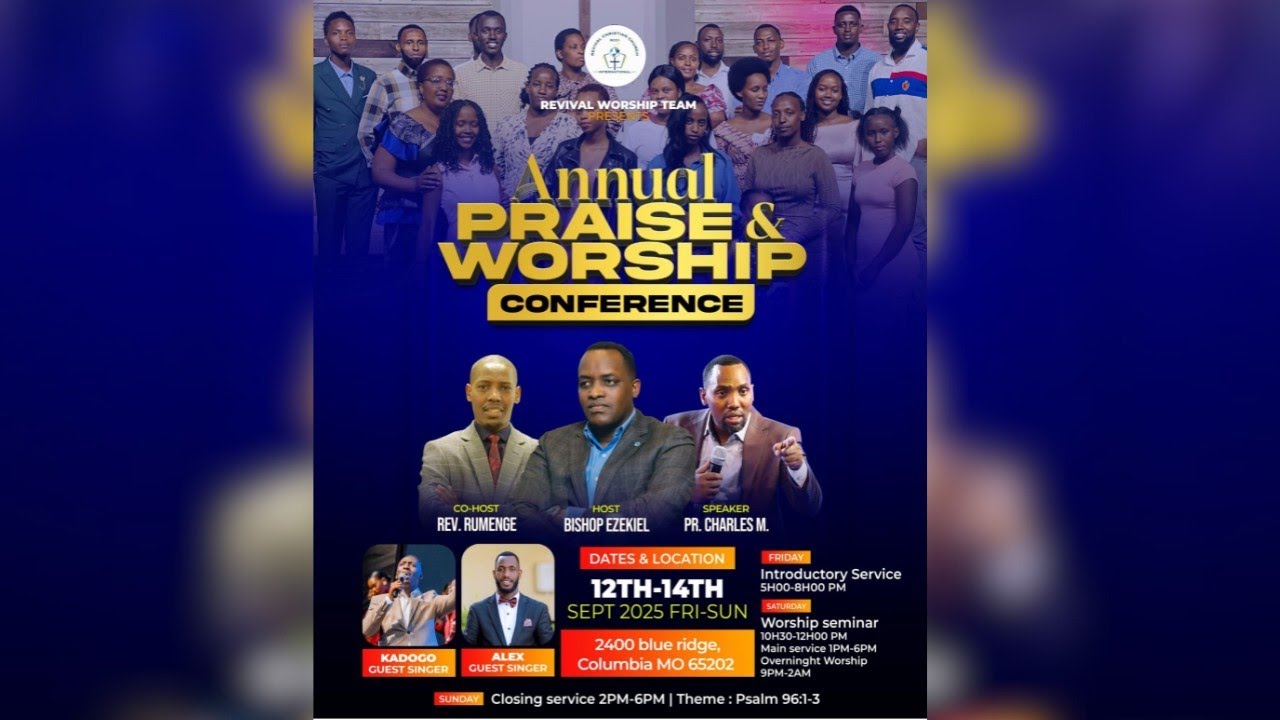 Revival worship Team presents Annual praise And Worship...🙌🙌🙌