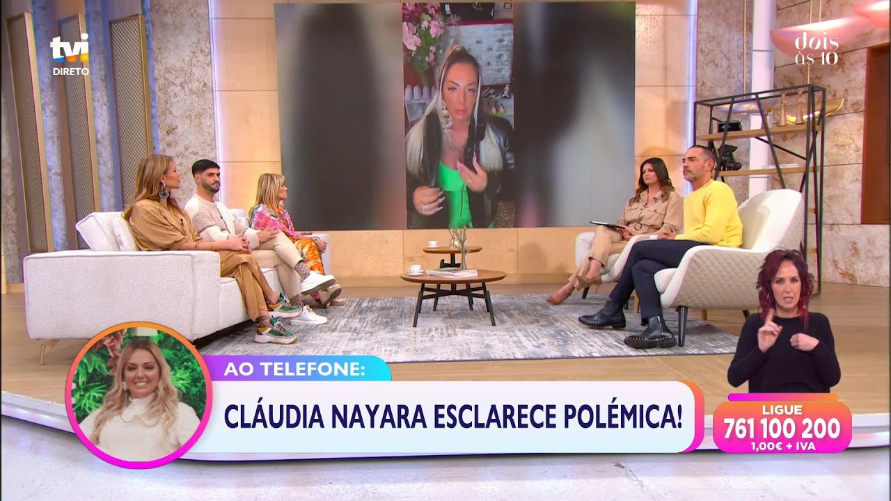 Cláudia Nayara esclarece: «Admito, perante todo o país, que vendi contrafação» | Dois às 10