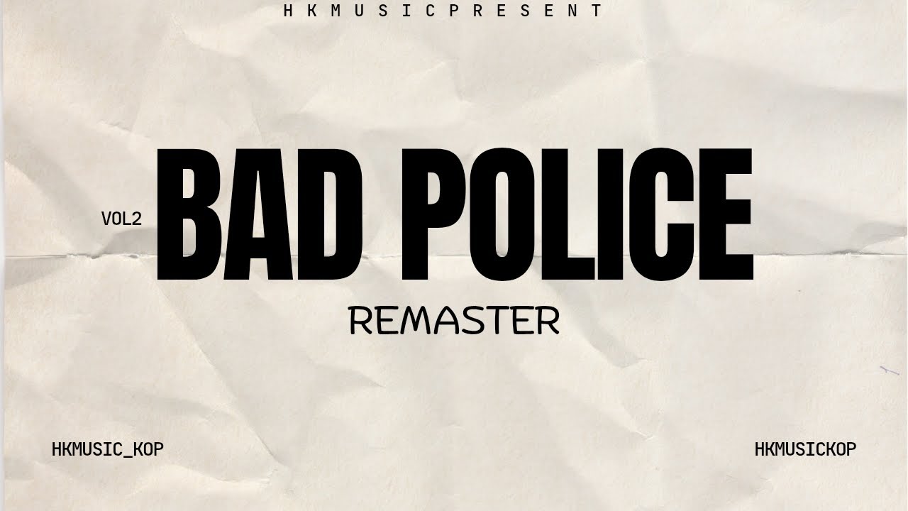 BAD POLICE - REMASTER -  HKMUSICKOP - UTG - #2025 #remix #untagged #dj #kolhapur