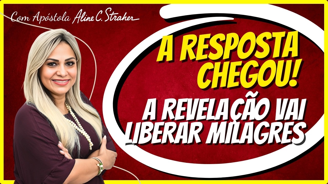 🚨🔴 AO VIVO AGORA | OLHA A RESPOSTA QUE VOCÊ PEDIU PARA DEUS!! ESSA REVELAÇÃO VAI LIBERAR MILAGRES 😭🔥