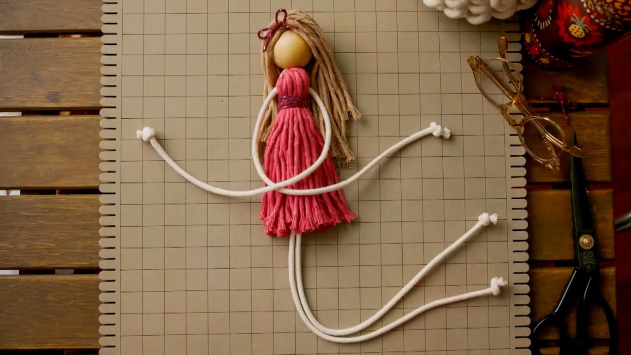 Boneca de Macramê Super Fofa | Tutorial Completo Passo a Passo