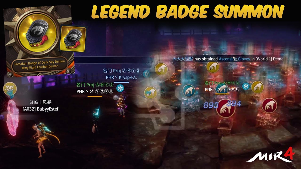 MIR4 - LEGEND BADGE SUMMON ASIA 1