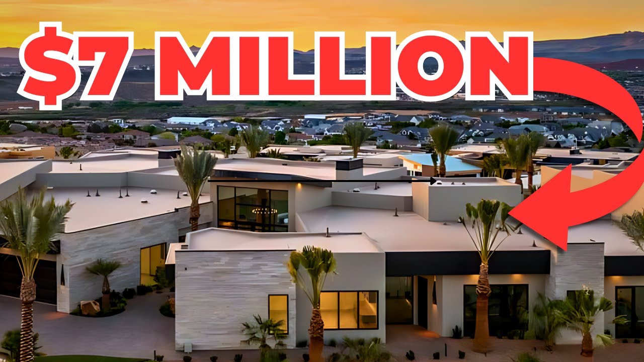 What $7,000,000 Buys You in St. George UTAH *RIGHT NOW?!* | Parade of Homes - Stone Cliff Home Tour