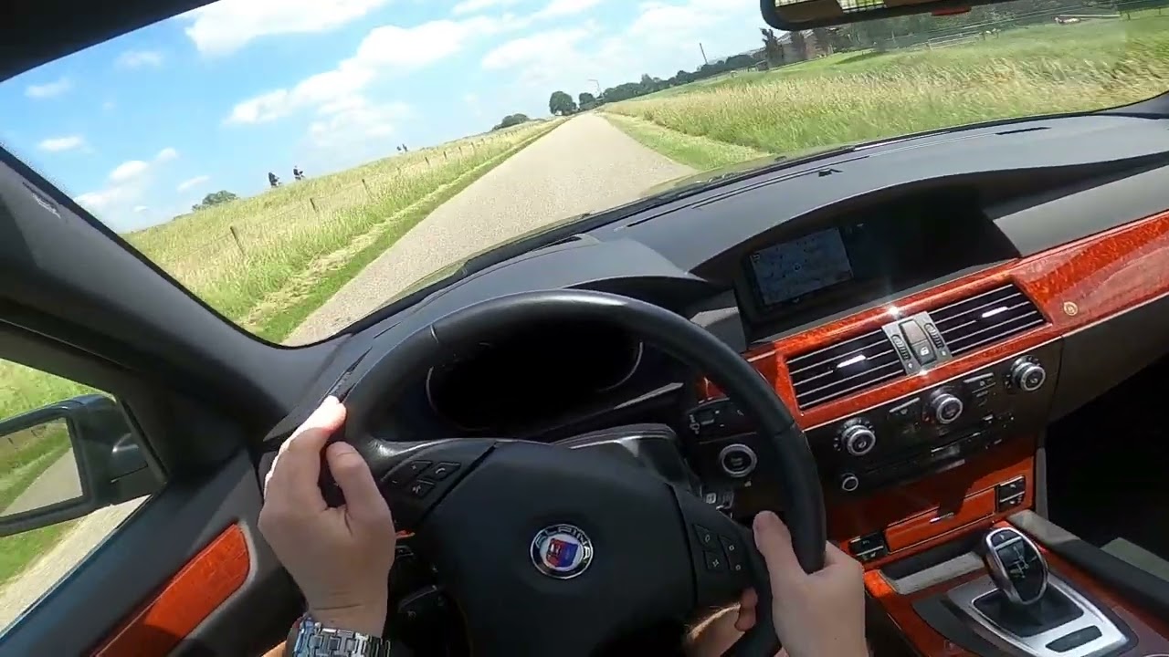 BMW Alpina B5s Touring E61 Switch-Tronic Test Drive POV