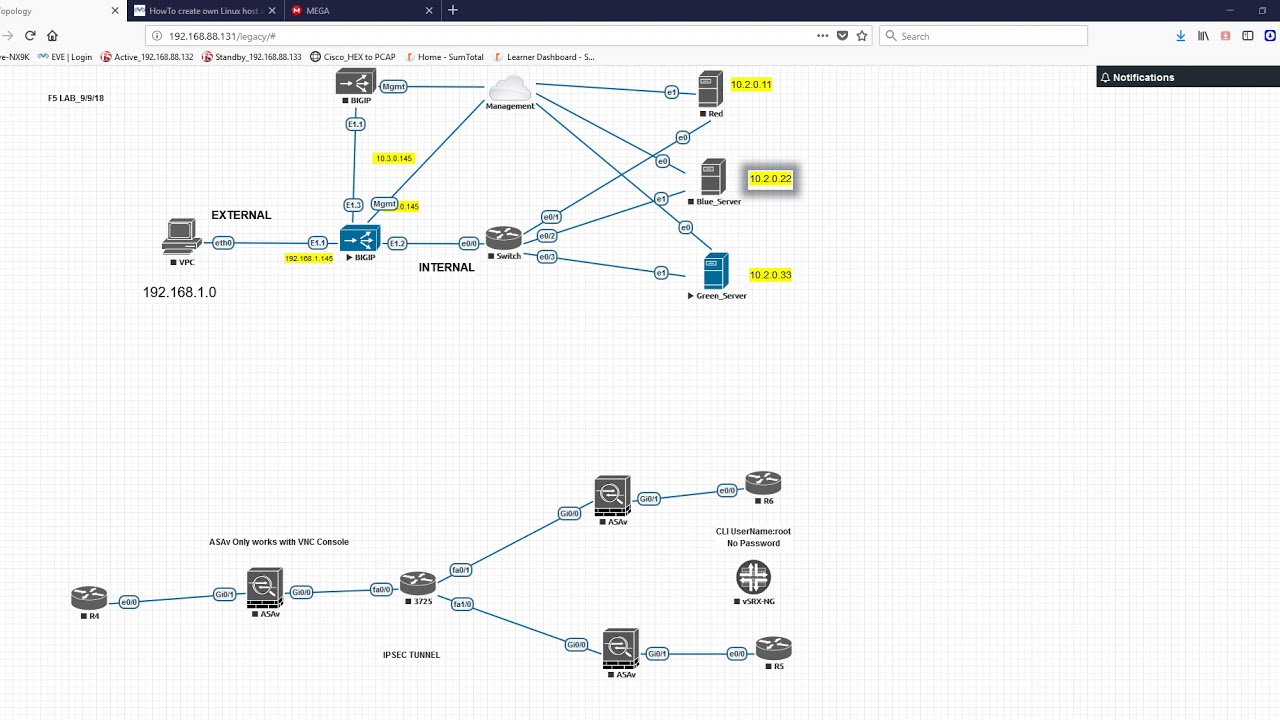 How to create a WEB Server in EVE NG for F5 LAB