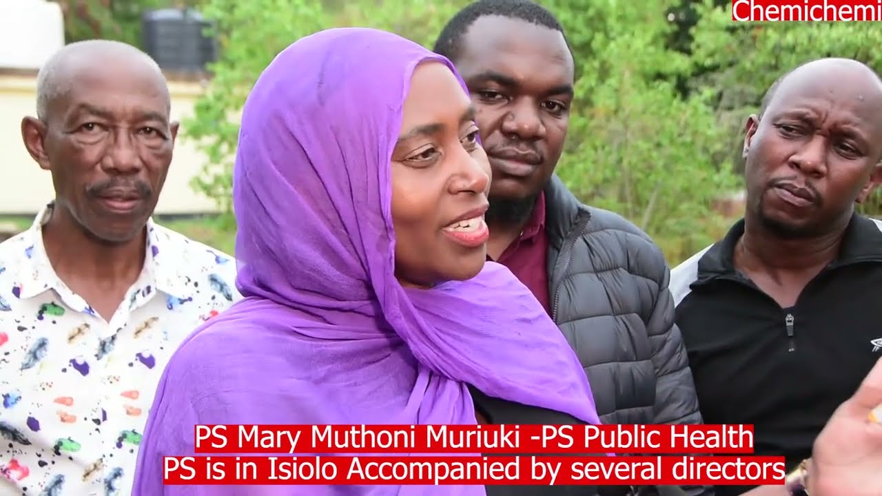 PS  MARY MUTHONI IN ISIOLO TOWN AHEAD OF ENGAGEMENTS WITH RESIDENTS