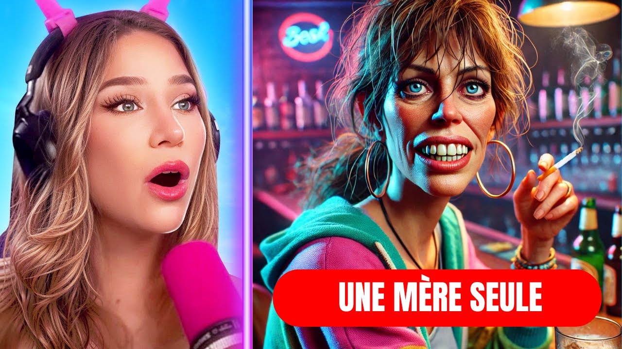 ELLE PASSE SON TEMPS AU BAR | REACT