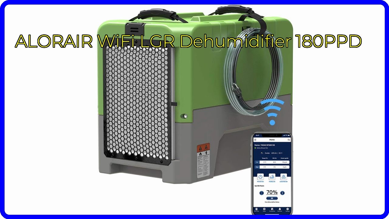 REVIEW (2026): ALORAIR WiFi LGR Dehumidifier 180PPD. First Look.
