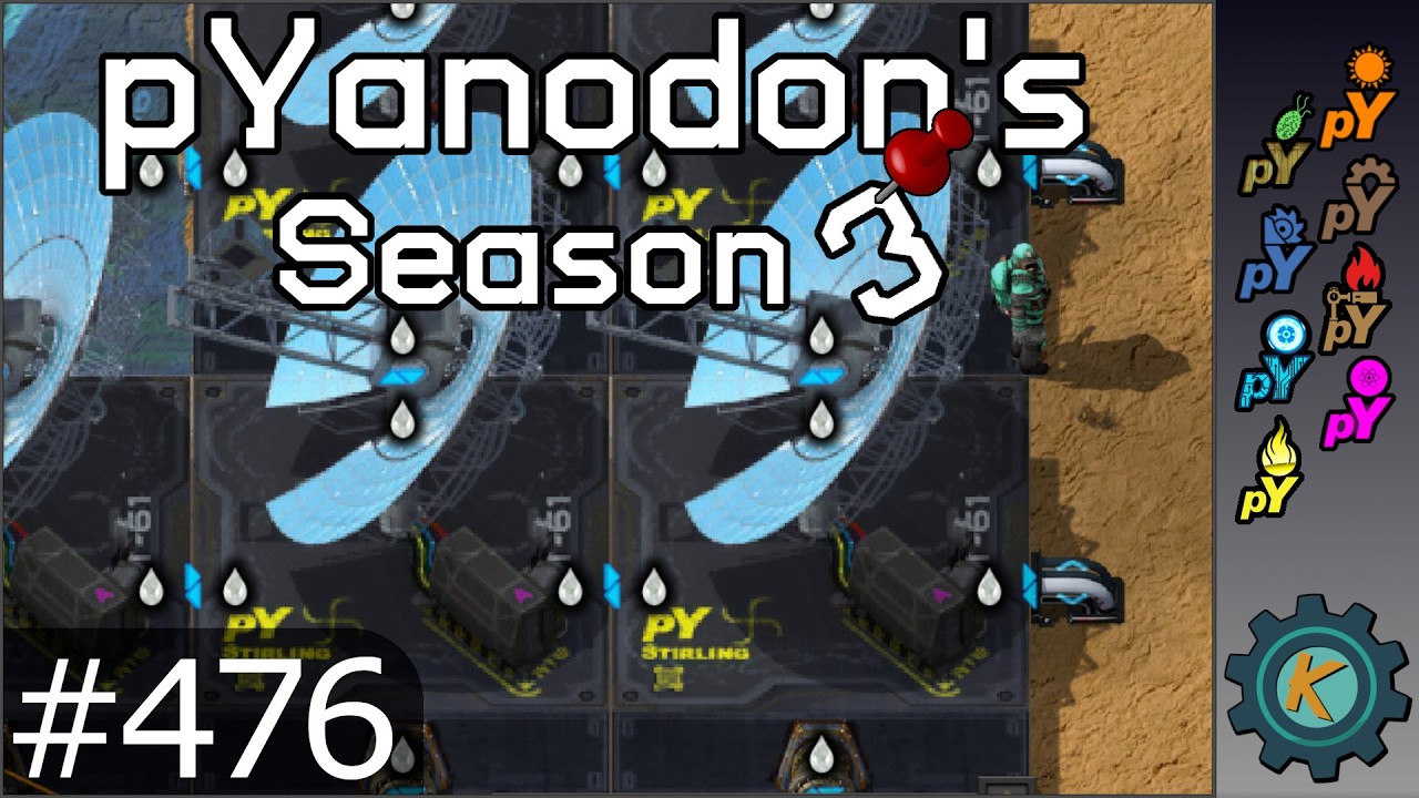 Зеркала и термосолнечная энергия Mk02! &mdash; Factorio pYanodon's S3E476