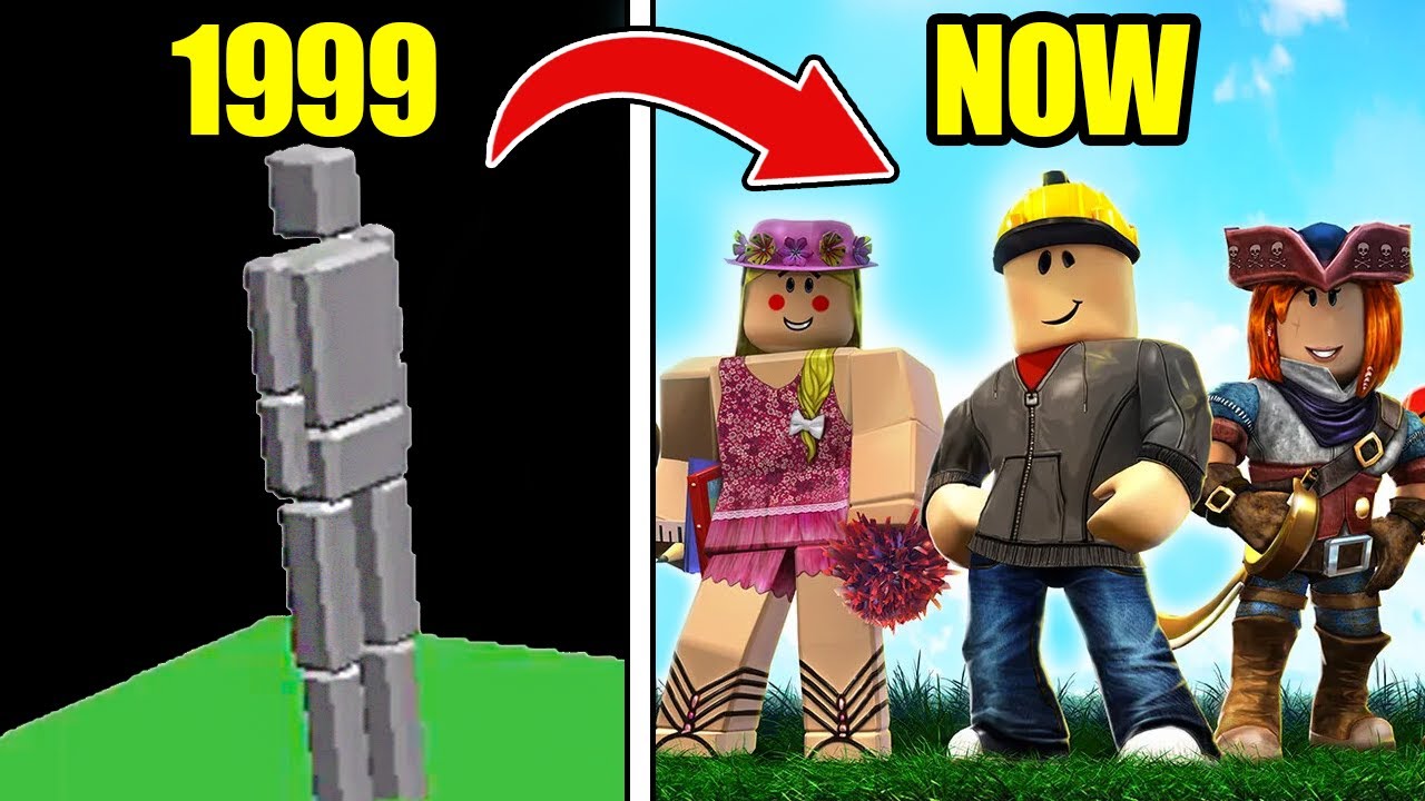 Эволюция аватаров ROBLOX (1999-2024)