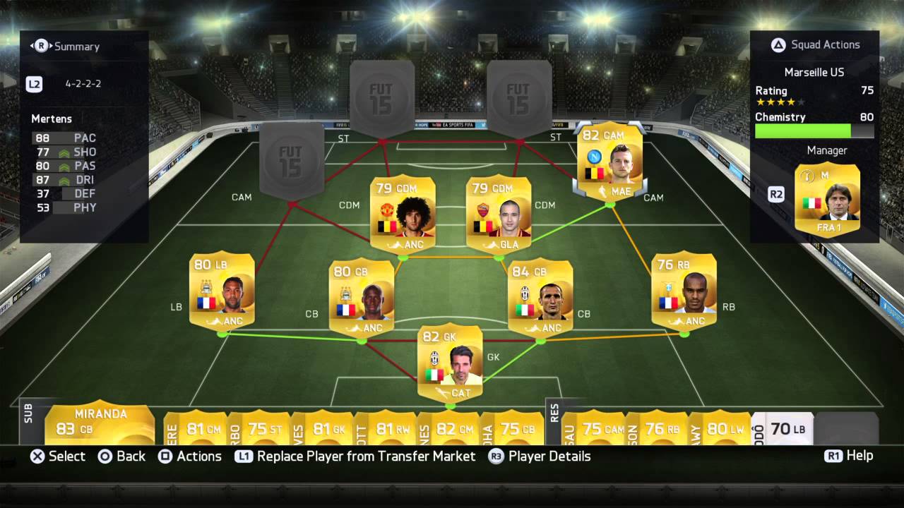 FIFA 15 - Epic Hybrid Squad Builder