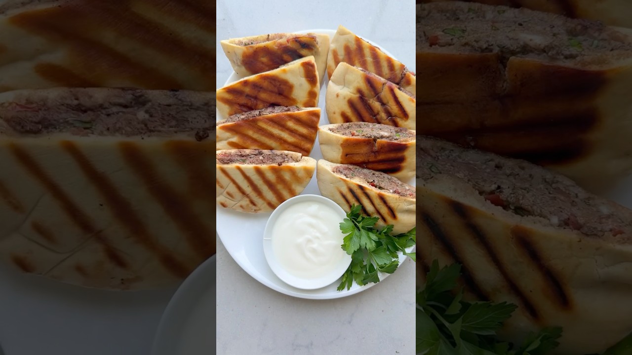 Arayes (Meat-Stuffed Pitas) | FeelGoodFoodie