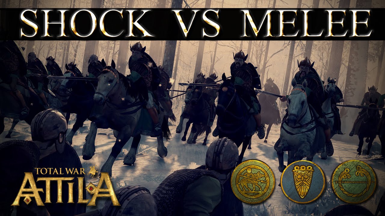 Shock Cavalry vs Melee Cavalry - Total War Attila 1.3 Mechanics