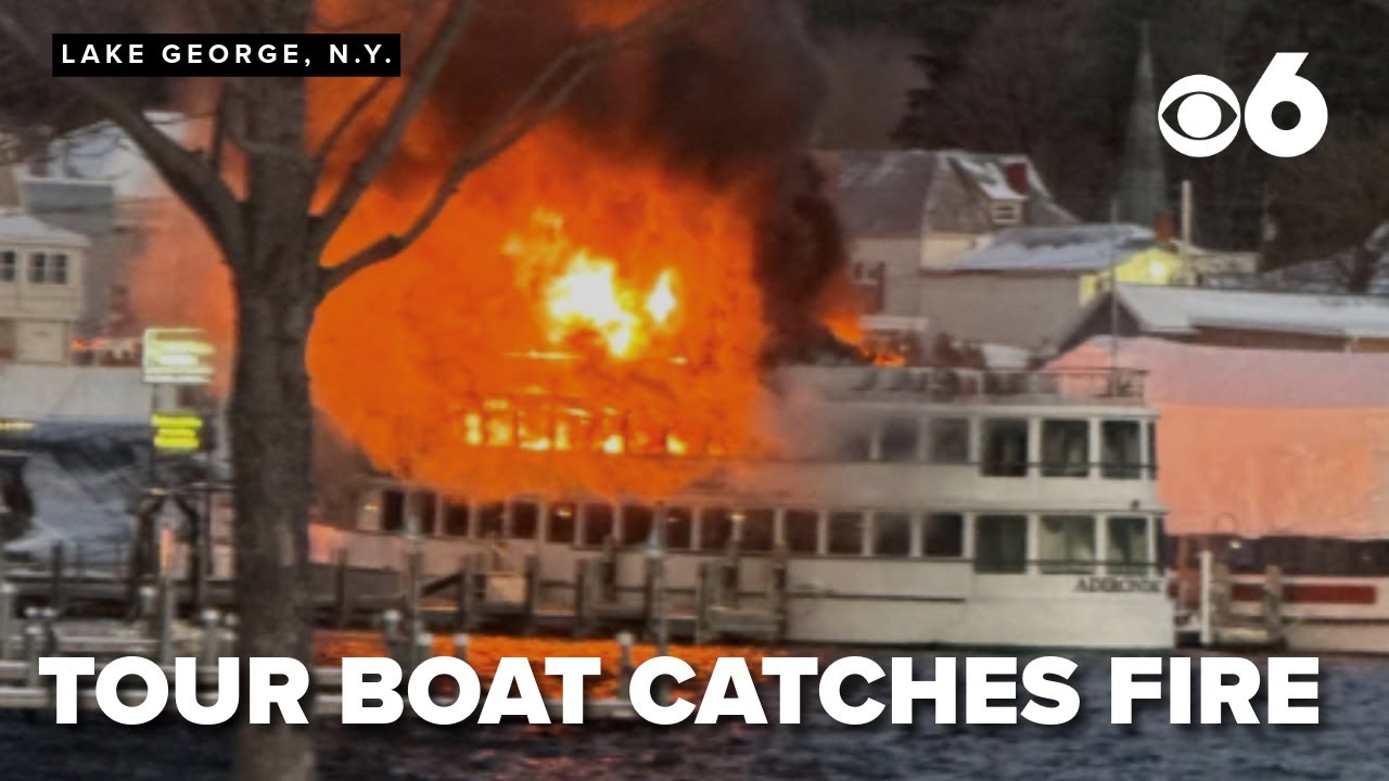Adirondac tour boat catches fire on Lake George, officials yet to release details
