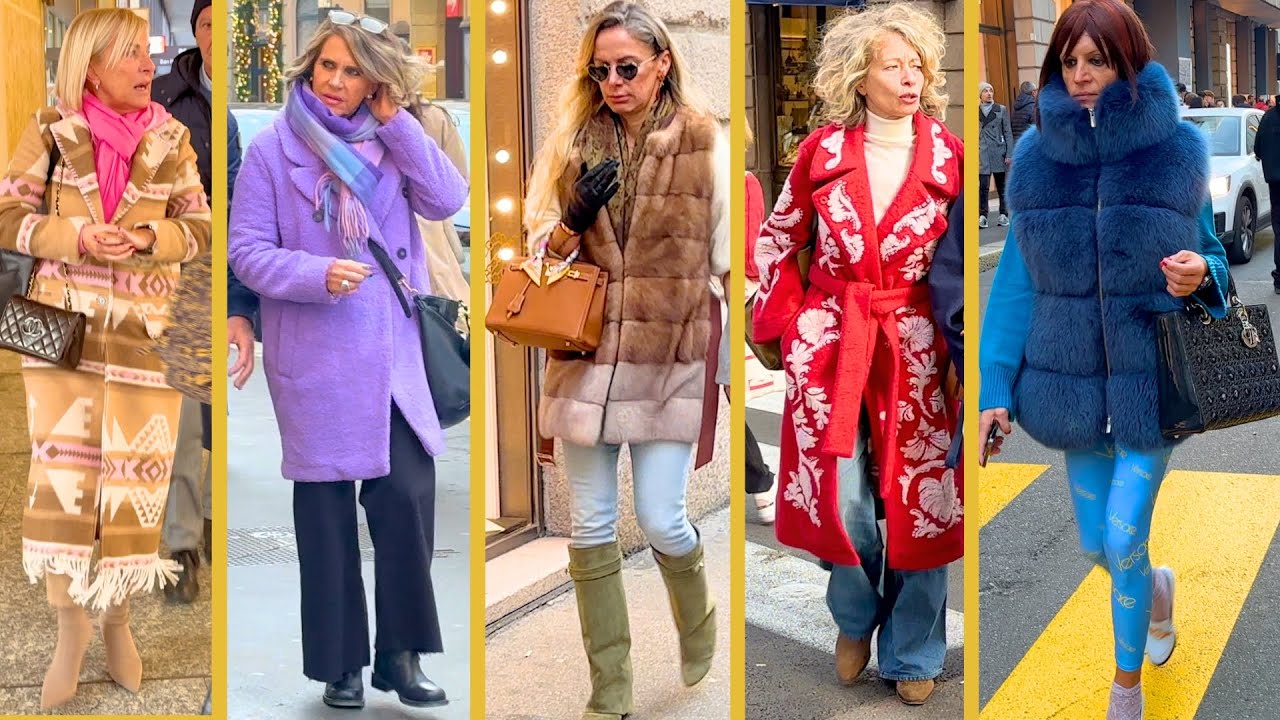 Elegance of Autumn/Winter Outfits: Milan Street Style & Italian Fashion Trends 2024 #winteroutfits
