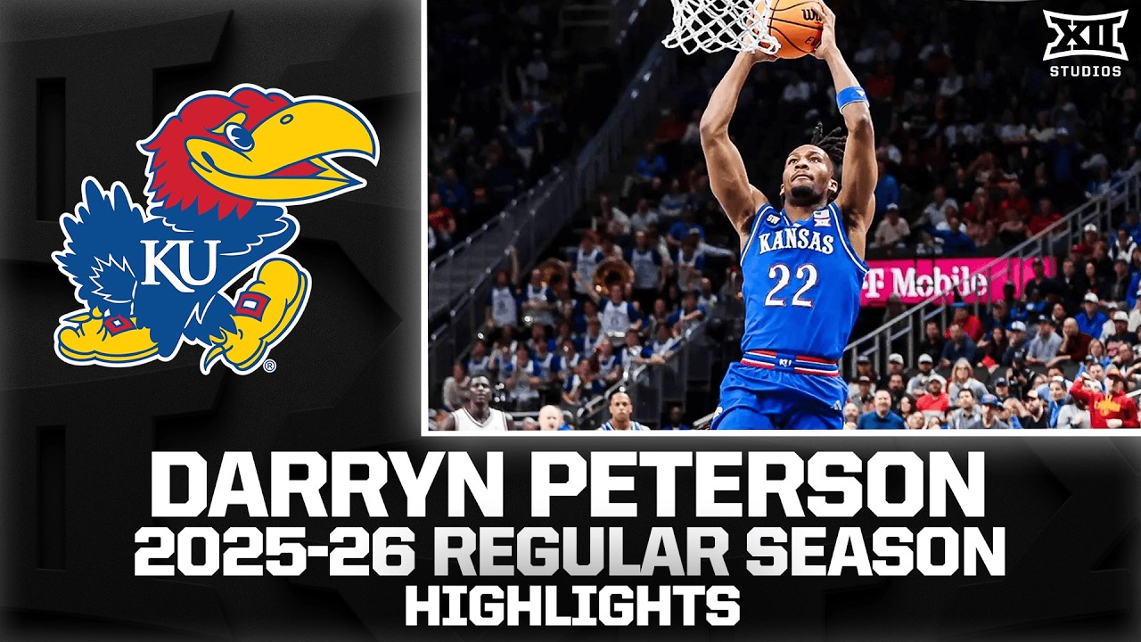 Kansas' Darryn Peterson Regular Season Highlights | 2025-26 Big 12 Basketball