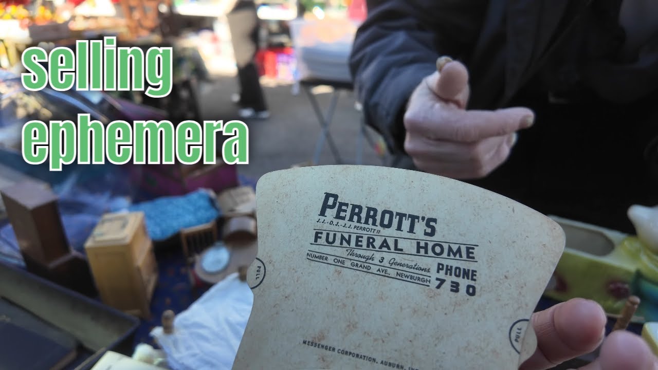 Flea Market Buyer Finding their Family's History In Our Stuff