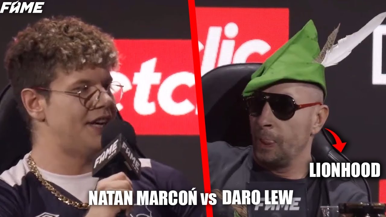 Natan Marcoń vs Daro Lew | Listwa na F2F | I Konferencja Fame MMA 18🔥