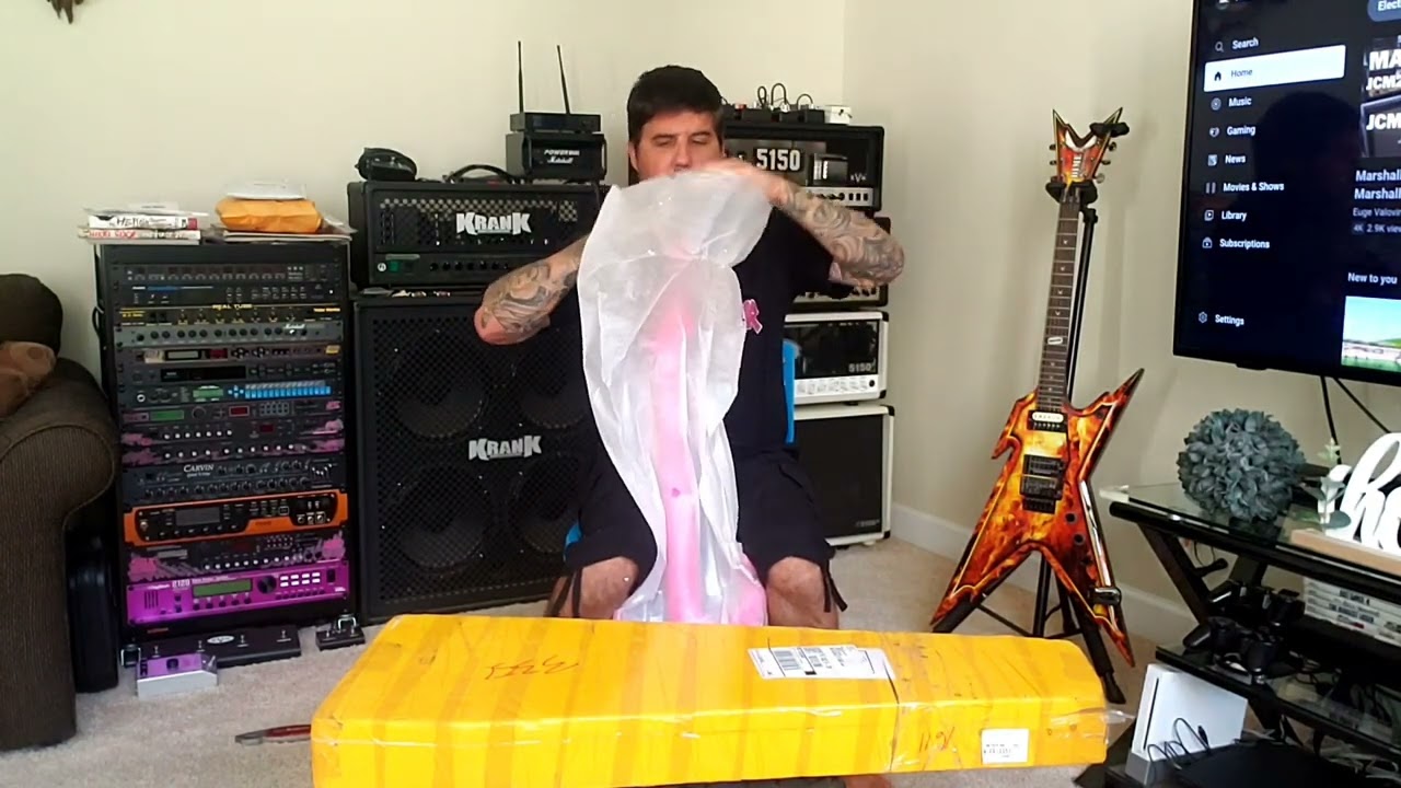 New Guitar Day.. Solar A2.6PN Guitar Pink Neon Unboxing AliExpress 🎸 #unboxing  #solarguitars #riffs