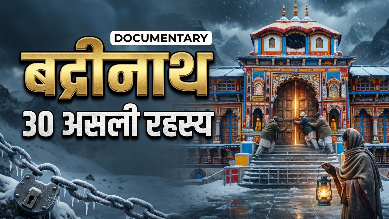 बद्रीनाथ मंदिर के 30 असली रहस्य | Why Does Badrinath Temple Close For 6 Months?