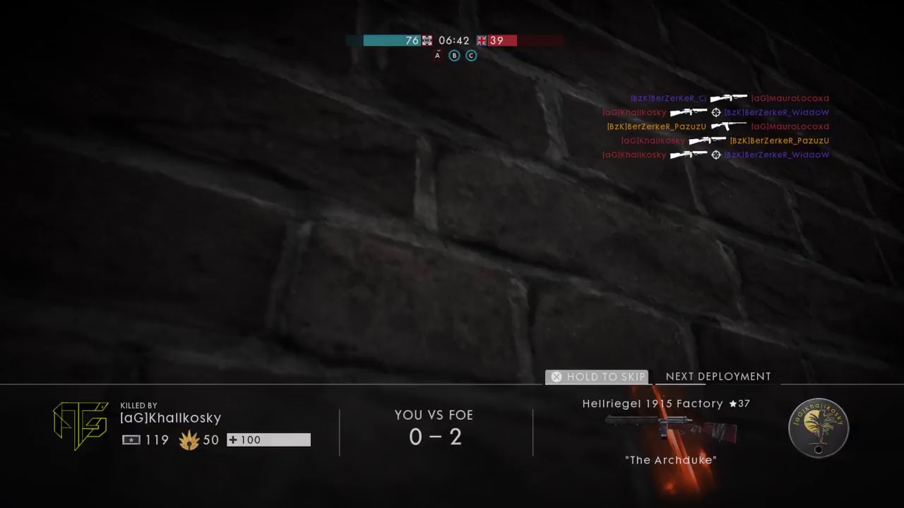 BzK v BzKc entrenamiento T5 |ps4