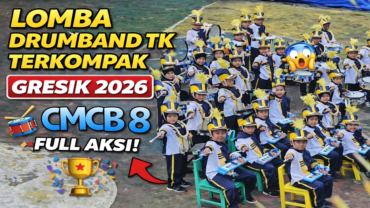 Penampilan Drumband Anak TK Bikin Merinding! CMCB #8 SD Mugres