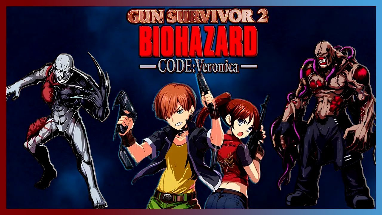 Gun Survivor 2 Biohazard Code Veronica (Co-op) Steve & Claire (SEGA NAOMI ARCADE)