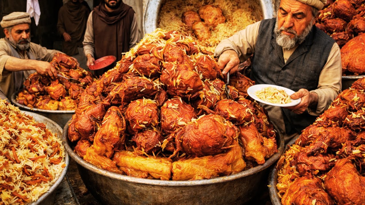 La Comida Callejera Más INTENSA de Pakistán: Biryani Gigante 🍛🔥descrição para esse titulo