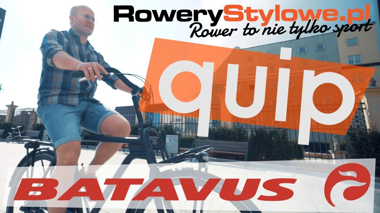 Rower holenderski: Batavus Quip. Idealny rower do miasta, idealny na co dzień.