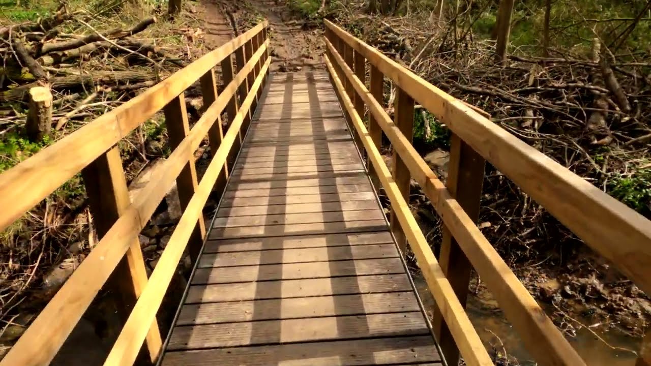 10m Footbridge Part 2 - parapets, decking and steps