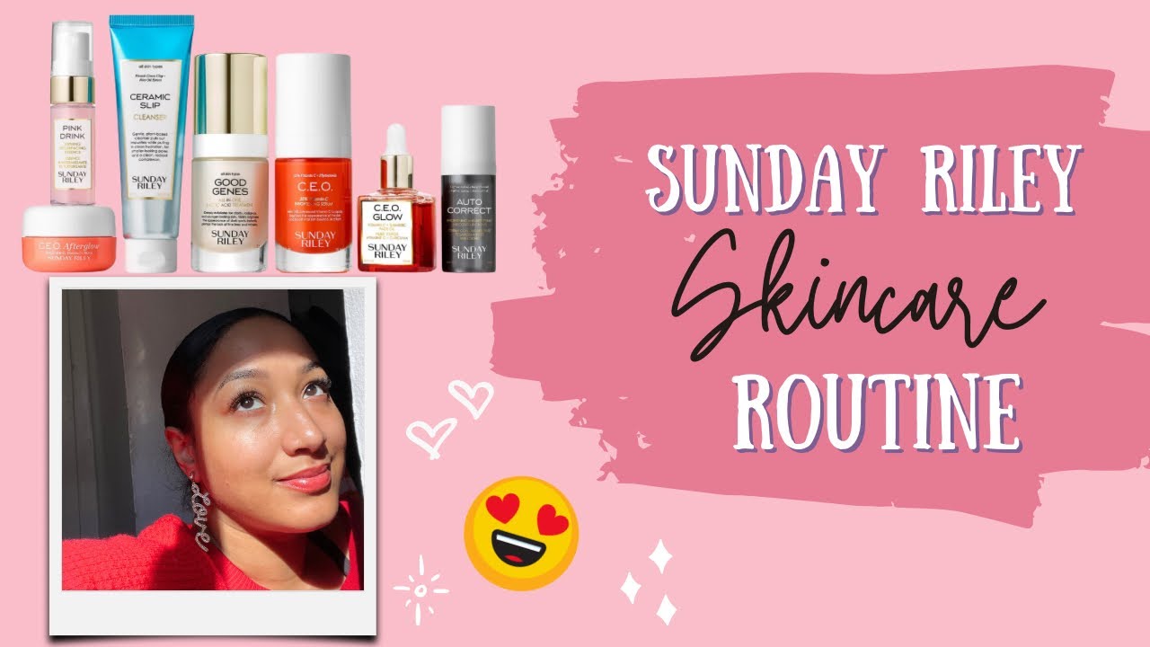 Wake up with me❣️A rare 7 step skincare routine with the Sunday Riley morning routine!