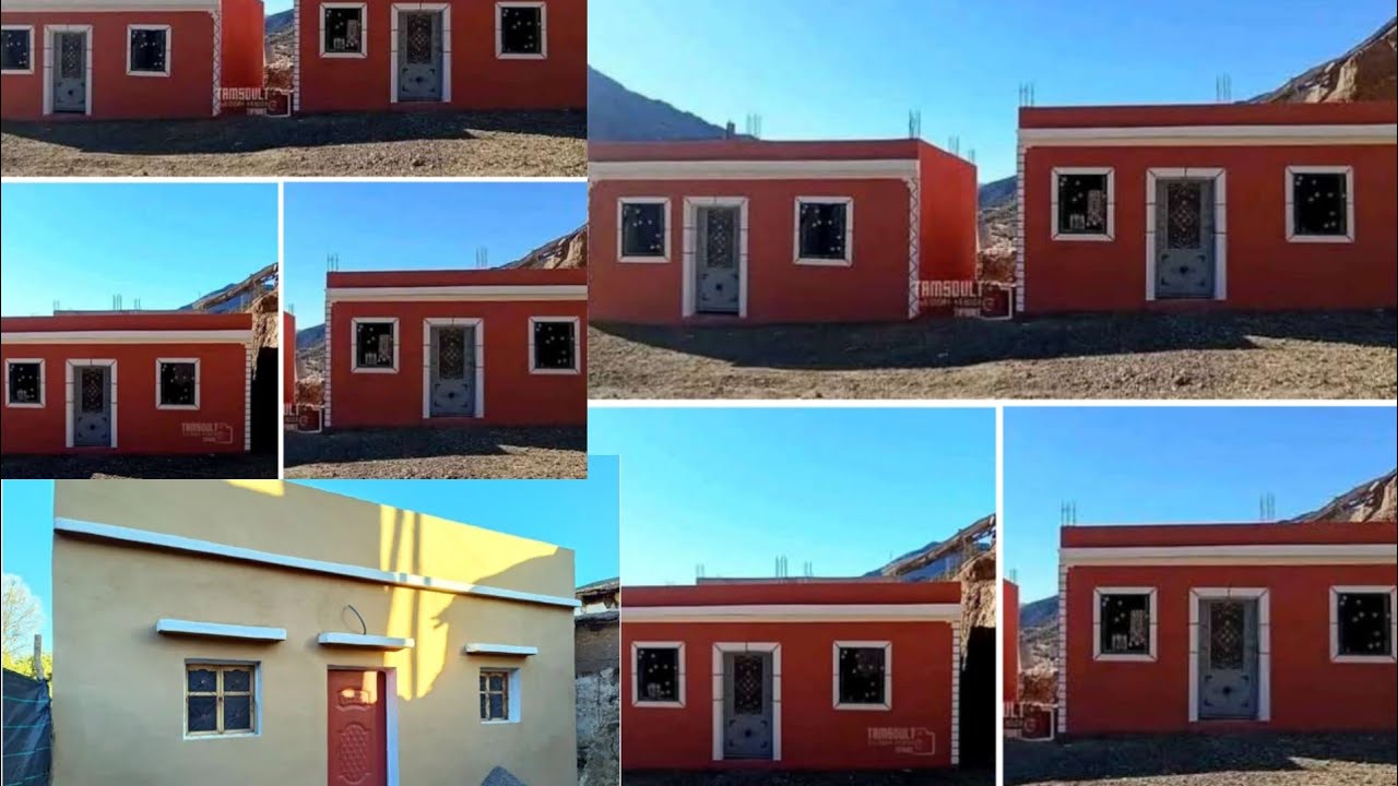 المنازل الجديدة🏠 لمتضرري زلزال الحوز مارأيكم؟؟ دوار أكرض الاحد جماعة إداوكيلال إقليم تارودانت🏔️⛰️🇲🇦