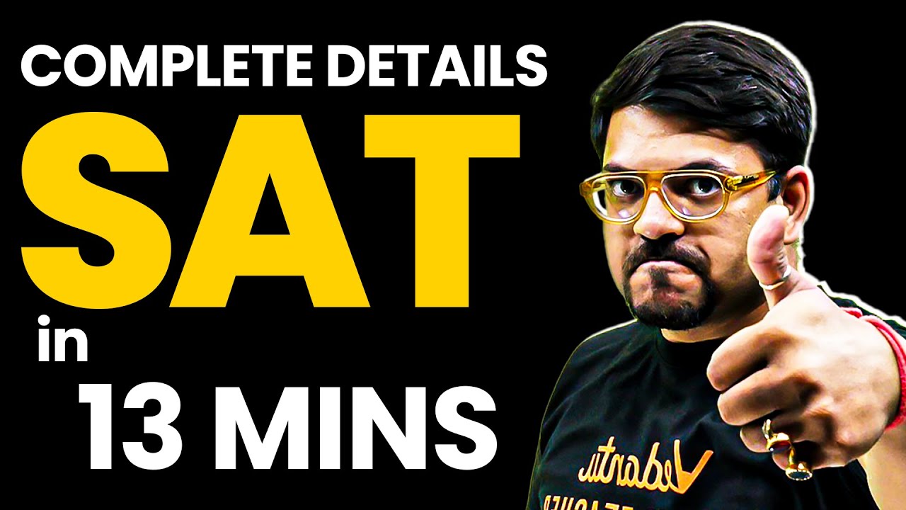 SAT 2025 Preparation Guide | Exam Dates, Admission, Exam Pattern, Syllabus | Harsh Sir