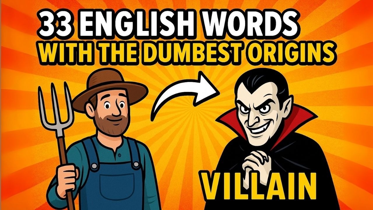 33 English Words With The Dumbest Origins